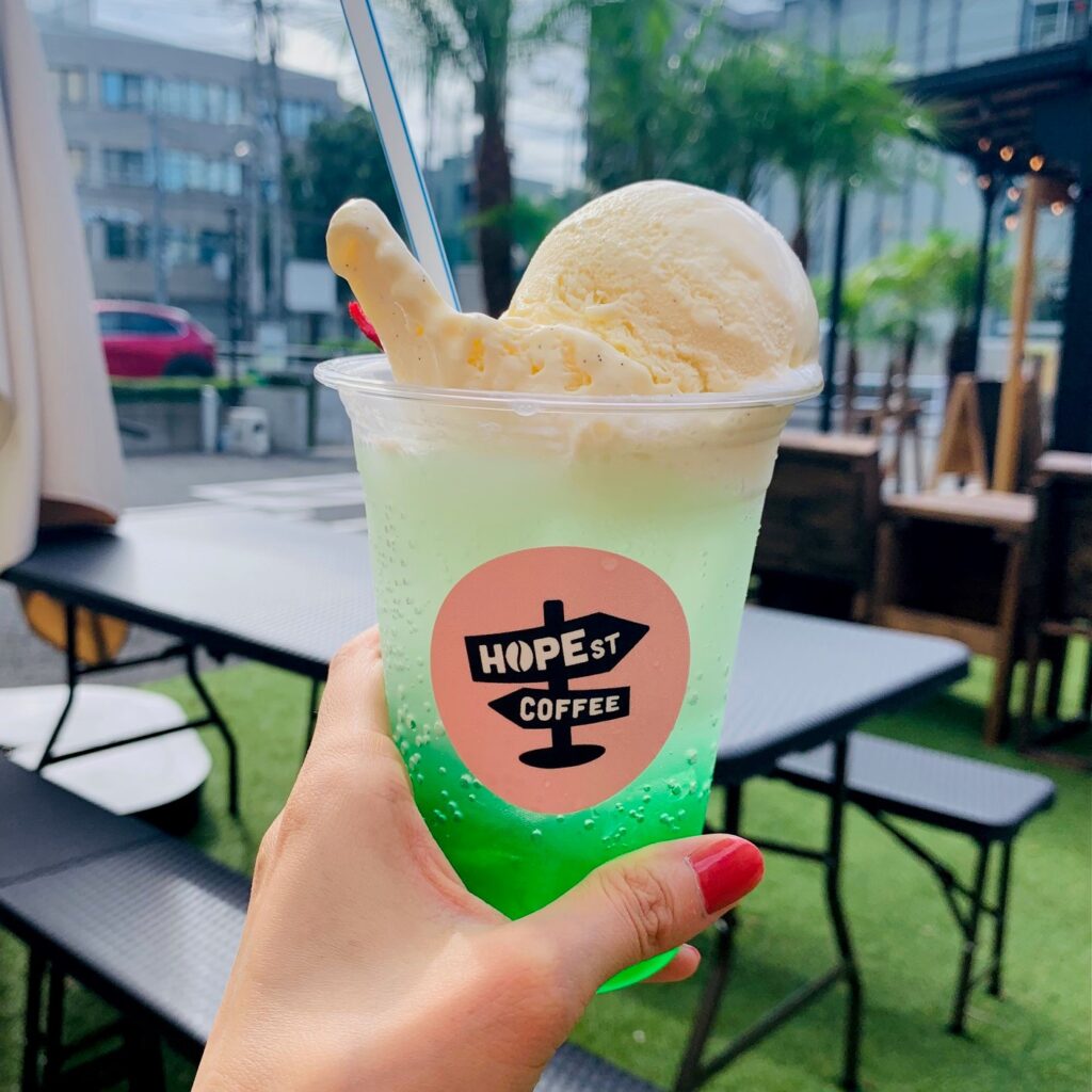 HOPE STREET COFFEEのテラス席
