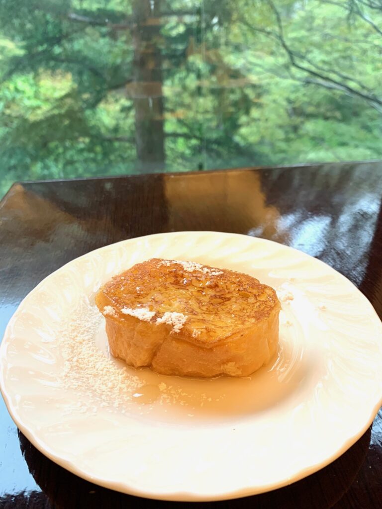 鬼怒川温泉ホテルの朝ブッフェ「フレンチトースト」